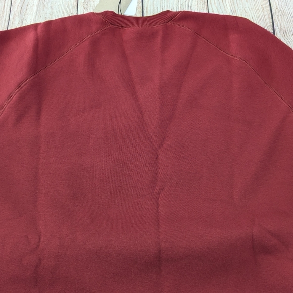 Carhartt Work In Progress WIP Chase Crew Sweatshirt Corvina Burgundy Oxblood XXL - Picture 5 of 11